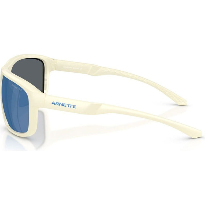 AN4374, Matte Milk/Blue Mirror Lenses