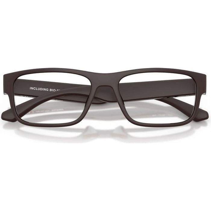 AN7286U, Matte Chocolate/Clear Lenses 55 Eye Size