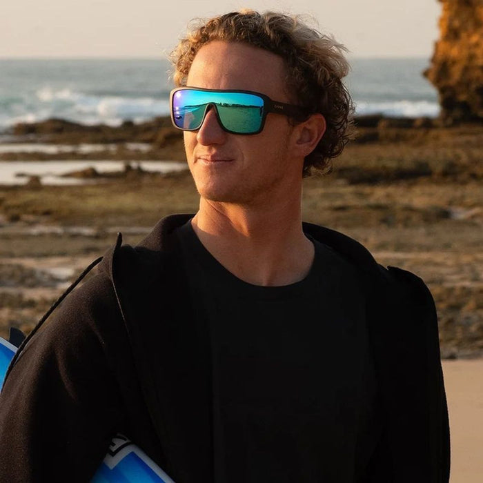 Anchor Beard, Black/Green Mirror Lenses