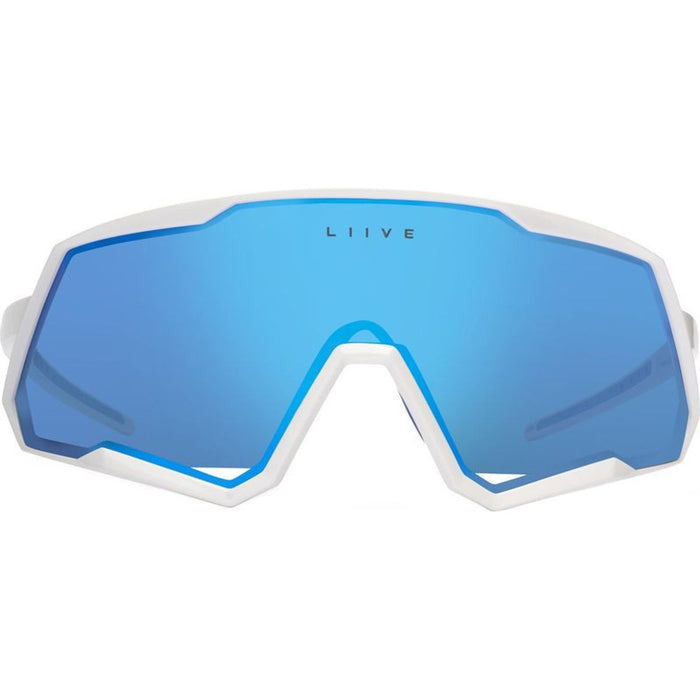 Apex X, White/Blue Mirror Lenses
