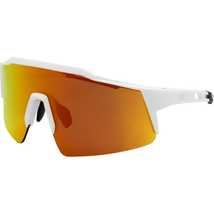 Apex, Matte White/Red Mirror Polarised Lenses