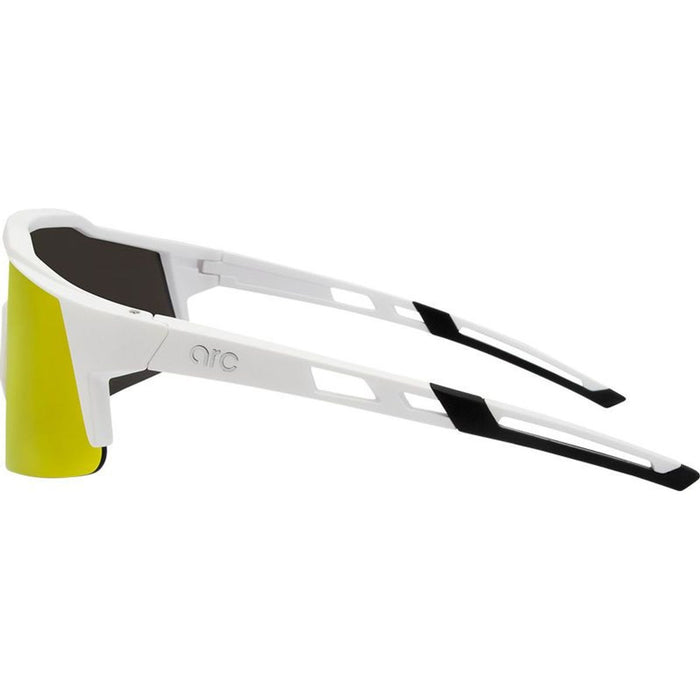 Apex, Matte White/Red Mirror Polarised Lenses