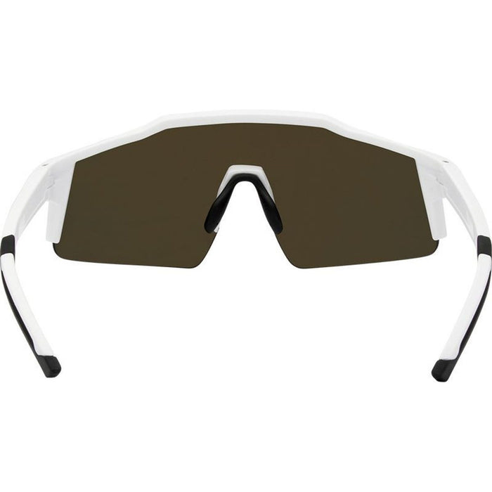 Apex, Matte White/Red Mirror Polarised Lenses