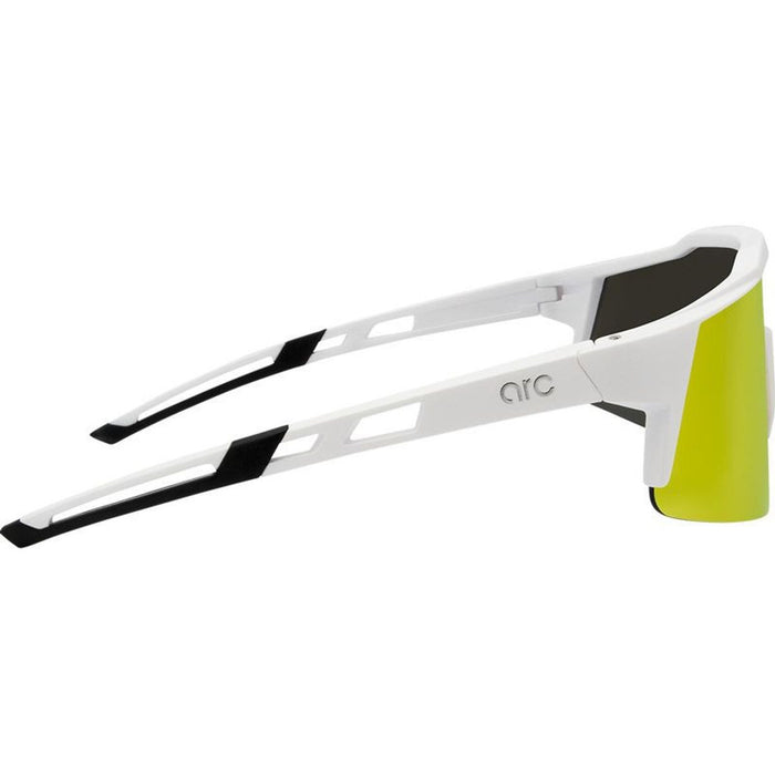 Apex, Matte White/Red Mirror Polarised Lenses