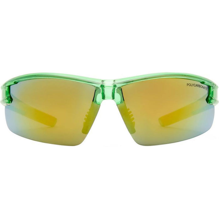 Armadillo - Kids, Matte Crystal Green/Yellow Mirror Lenses