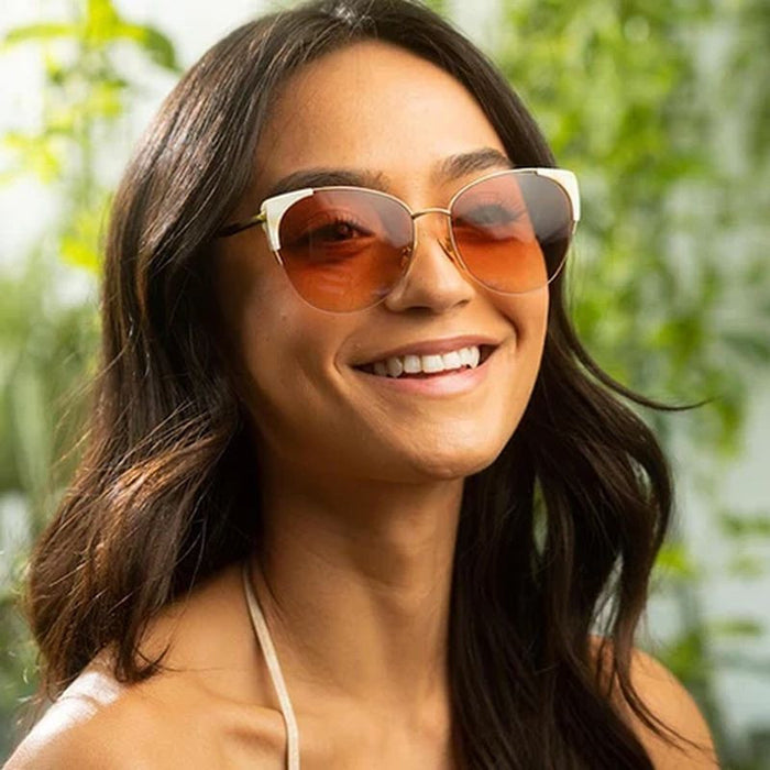 Artemis, Mother of Pearl/Peach Gradient Lenses