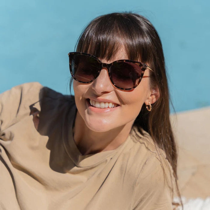 Ashley, Tortoiseshell/Brown Gradient Polarised Lenses