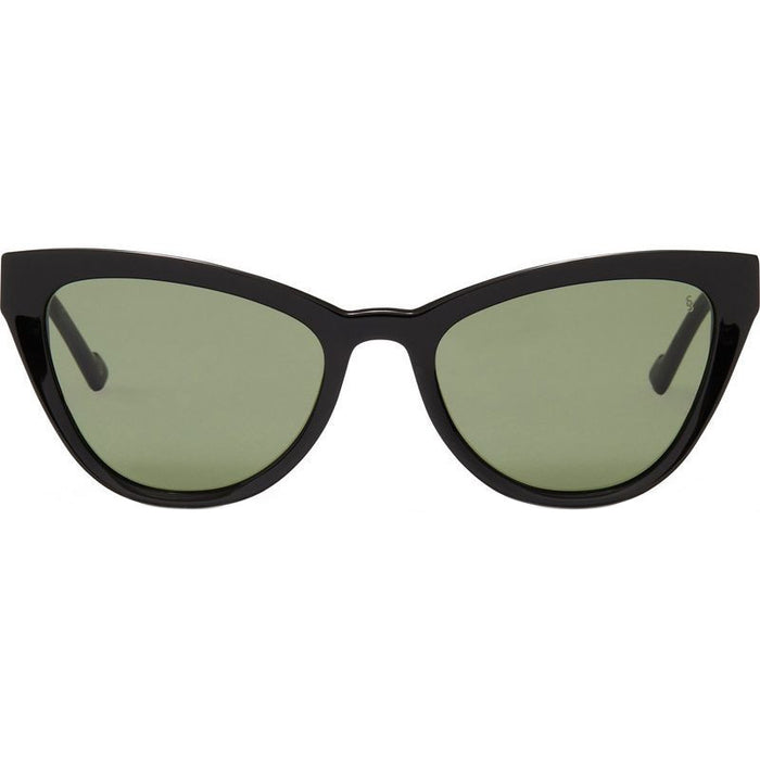 Asteria, Gloss Black/Green Lenses