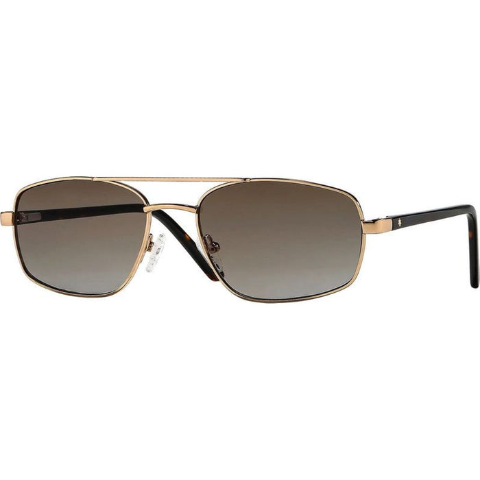 Astley, Polished Gold/Dune Brown Gradient Lenses