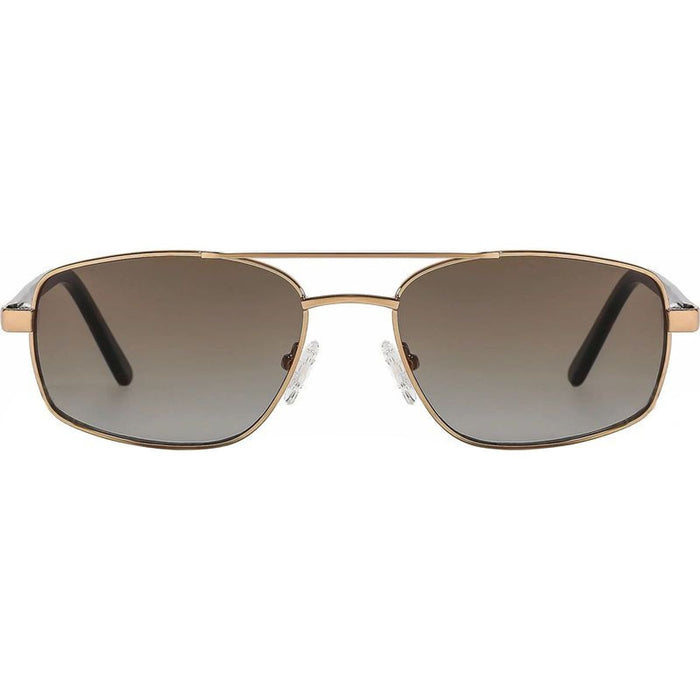 Astley, Polished Gold/Dune Brown Gradient Lenses