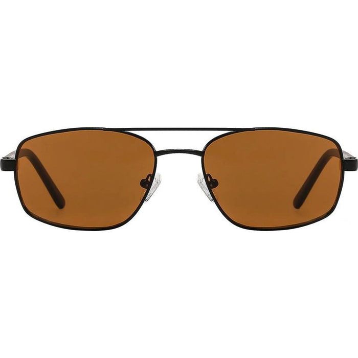 Astley, Matte Black/Hazelnut Brown Lenses