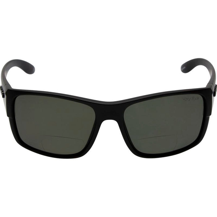 Atlas, Matte Black/Bifocal +2.5 Smoke Polarised Lenses