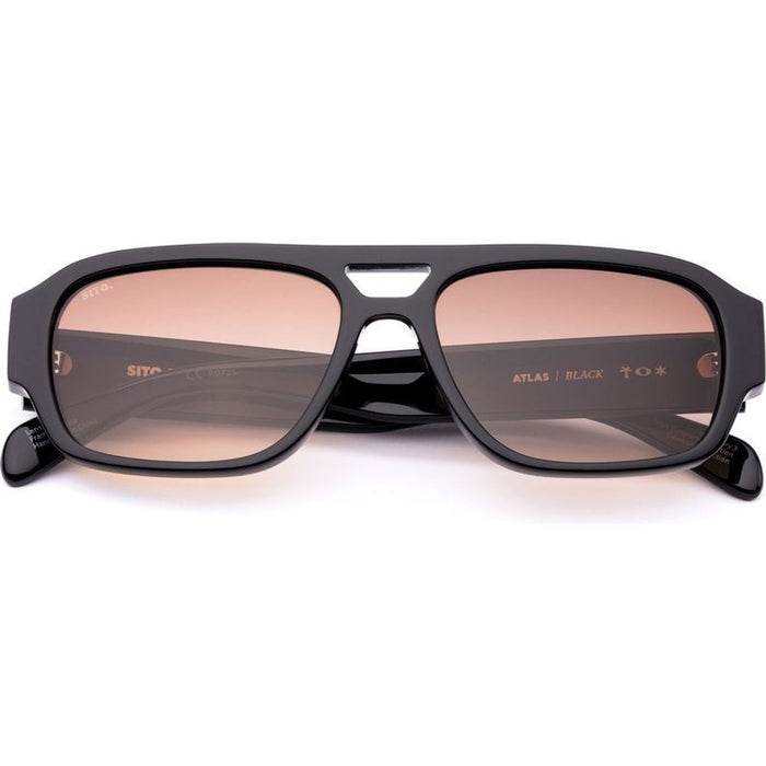 Atlas, Black/Cedar Gradient Lenses