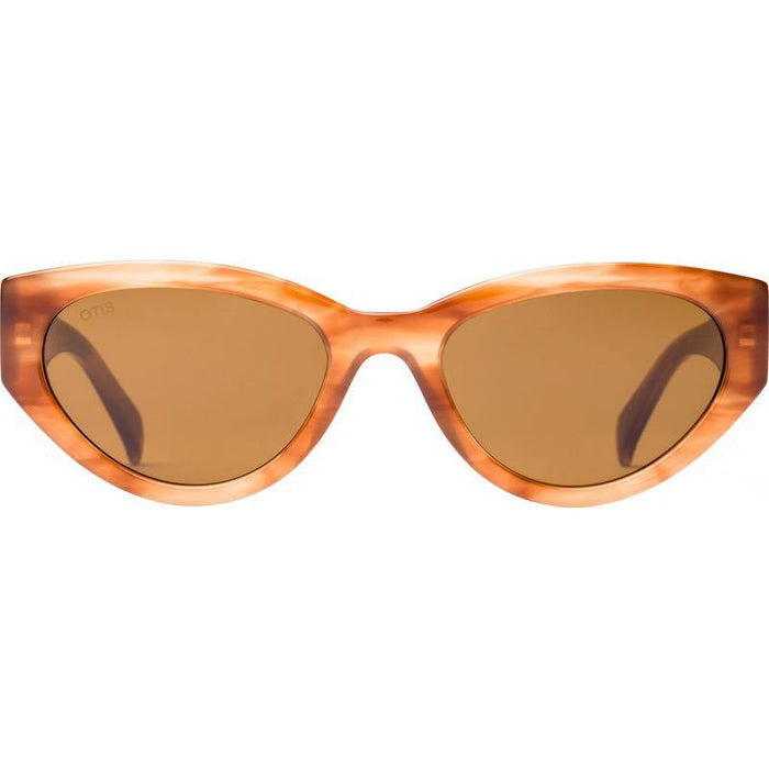 Audrey, Eco Ochre Havana/Brown Glass Lenses