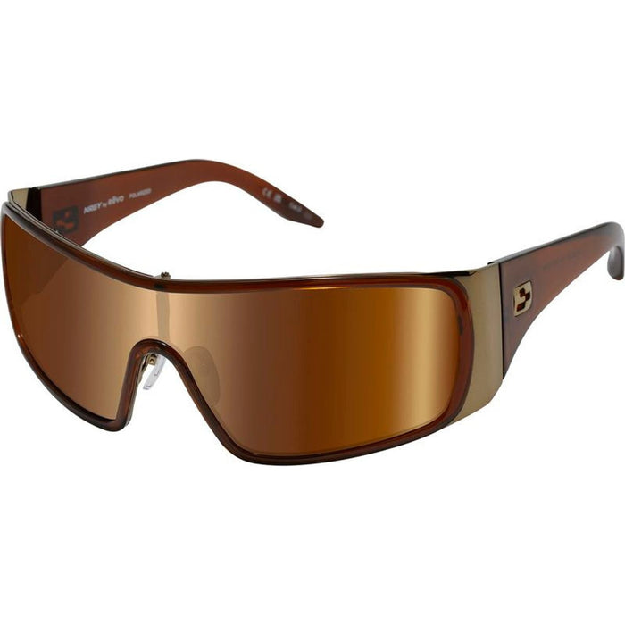 AV-Coat, Crystal Brown and Bronze Chrome/Terra Brown Mirror Polarised Lenses
