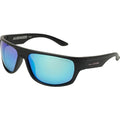 Avenger, Matte Black/Blue Mirror Polarised Lenses