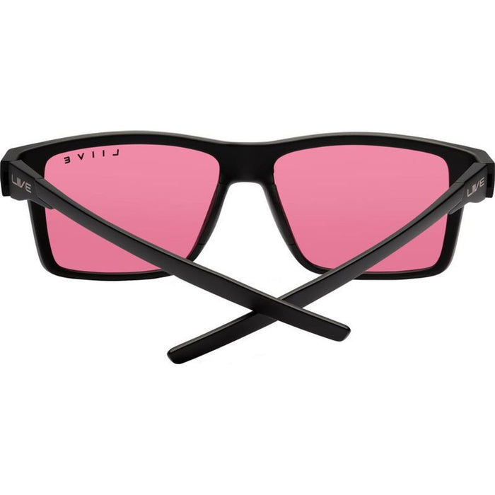 Axis X, Matte Black/Pink Lenses
