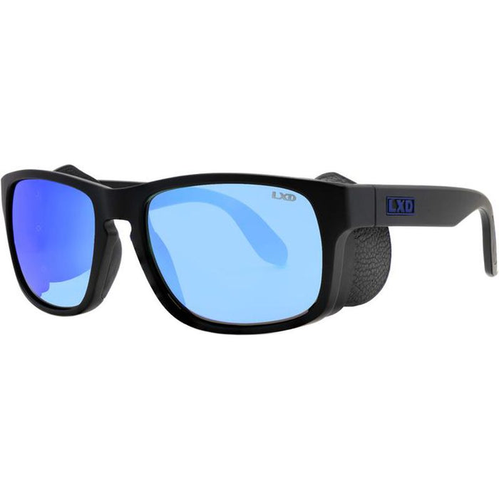 LXD Baja Black Blue Mirror Angle