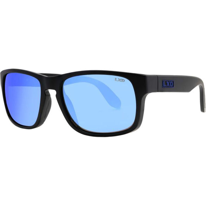 LXD Baja Black Blue Mirror Angle