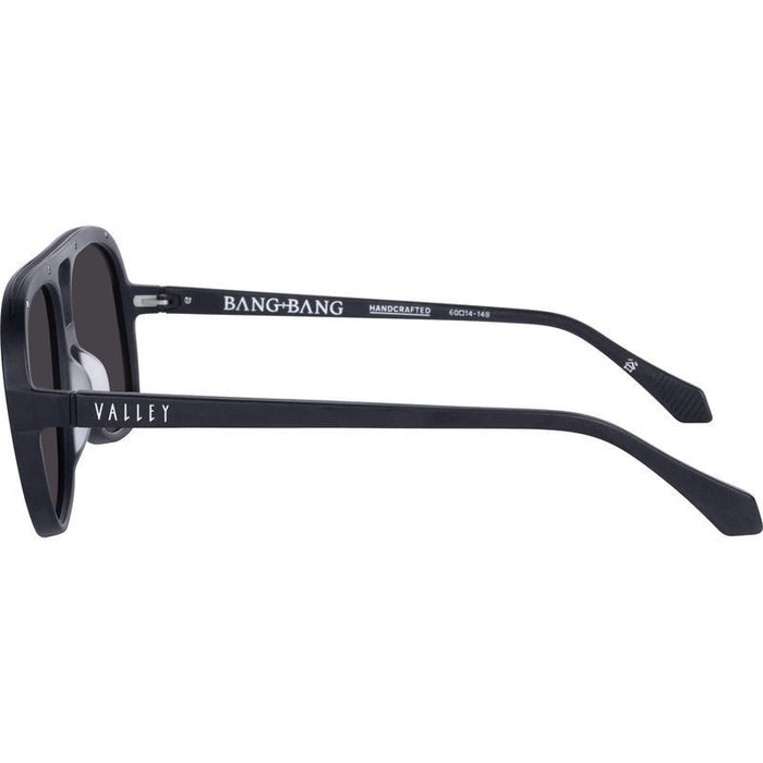 Bang Bang, Matte Black with Matte Black Metal/Black Lenses