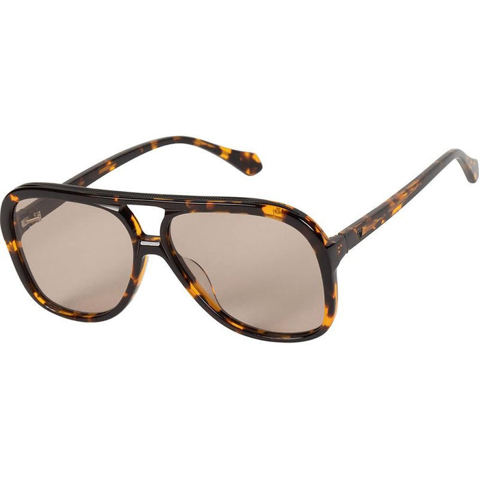 Bang, Dark Tortoise with Matte Black Metal Trim/Light Brown Lenses