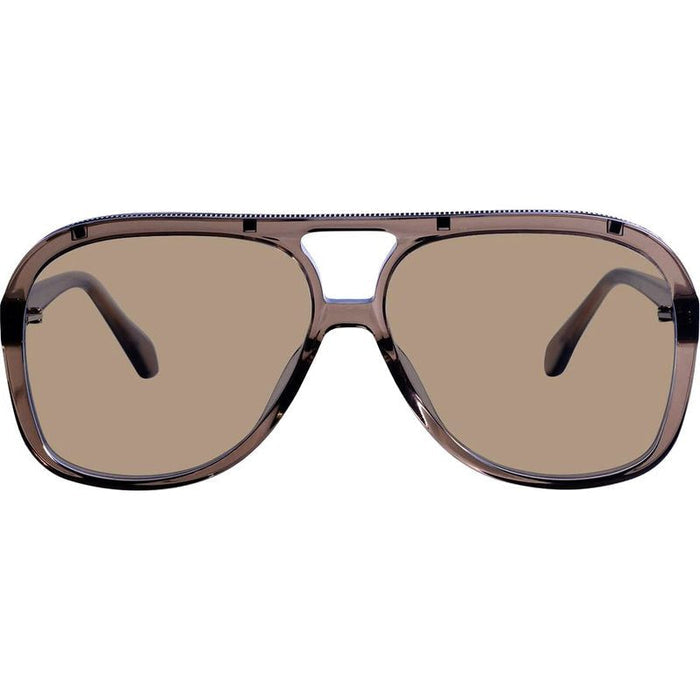 Bang, Transparent Mocha with Rose Gold Metal Trim/Light Brown Lenses