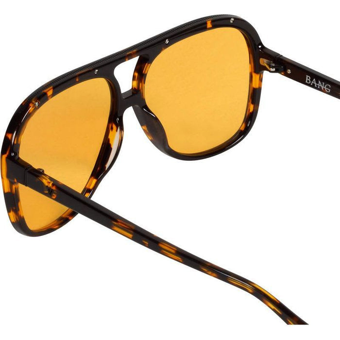 Bang, Dark Tortoise with Matte Black/Orange Lenses