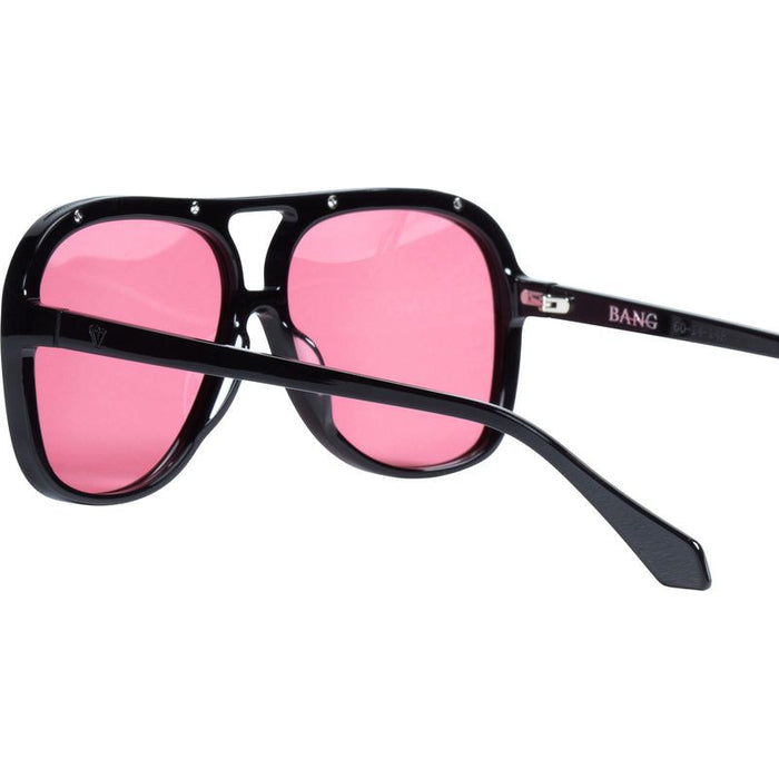 Bang, Gloss Black/Rose Lenses
