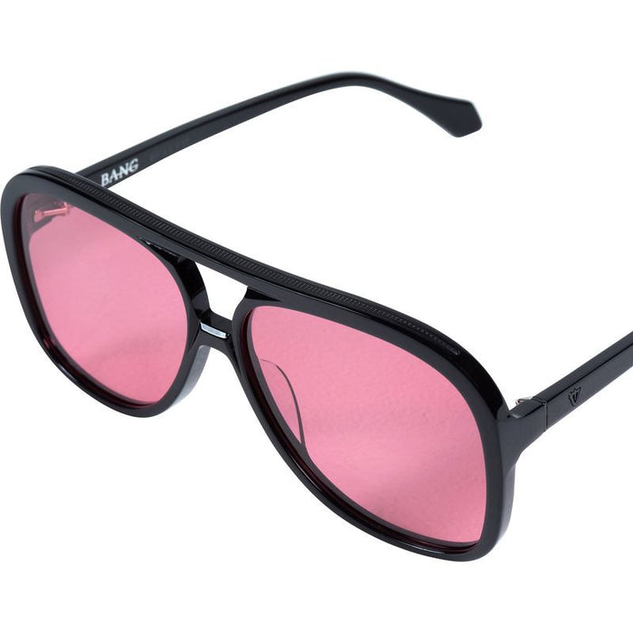 Bang, Gloss Black/Rose Lenses