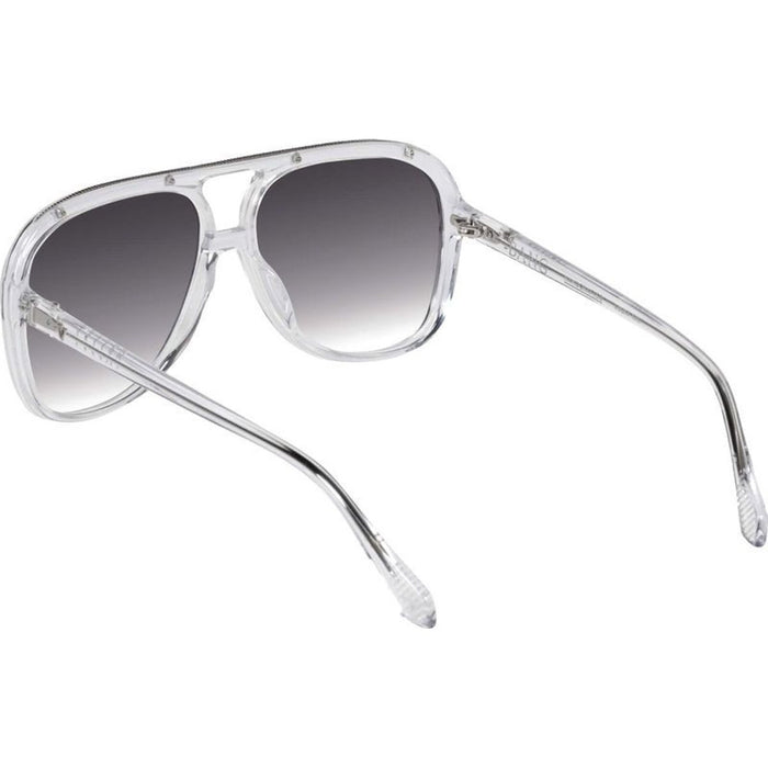 Bang, Crystal with Silver Metal Trim/Black Gradient Lenses