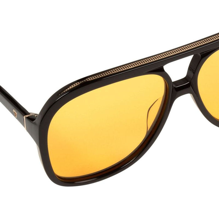 Bang, Gloss Black/Orange Lenses