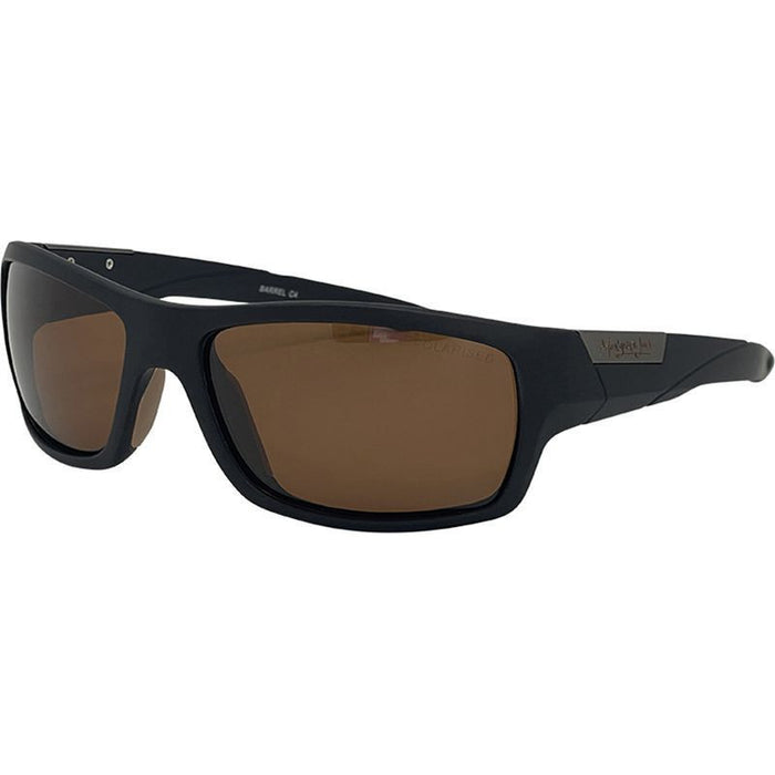 Barrel, Matte Black/Brown Polarised Lenses