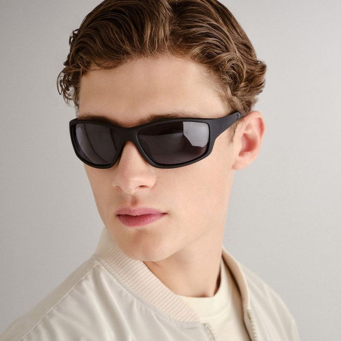 Barton, Black Rubber/Smoke Polarised Lenses