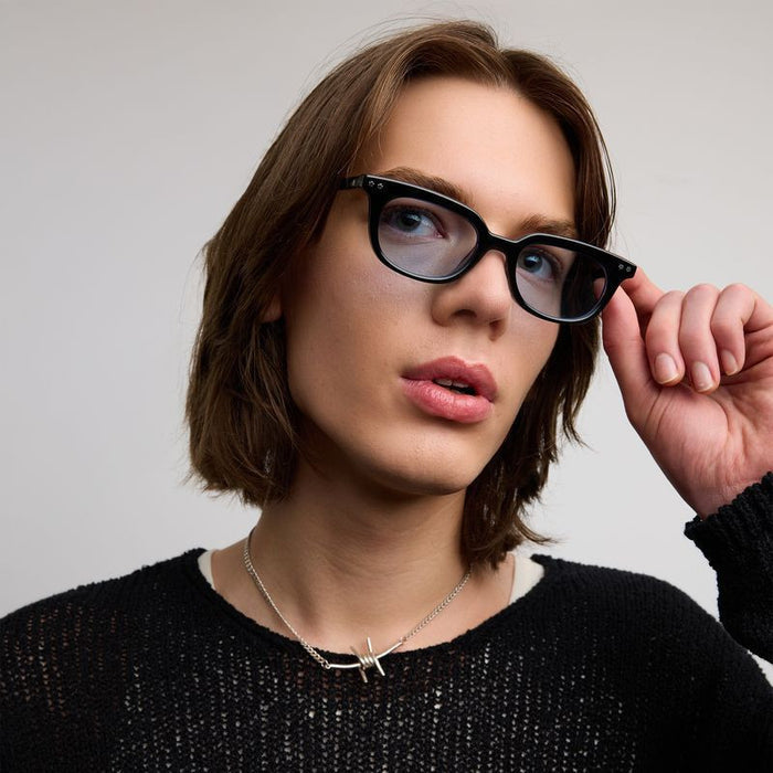 Bates, Elysium Double Black/Aqua Lenses