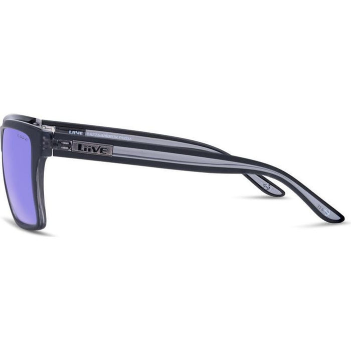 Bazza, Matte Black Xtal Black/Green Mirror Lenses