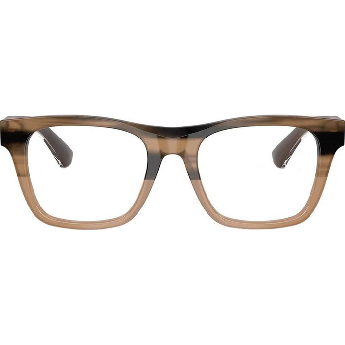 BE2445, Striped Beige/Clear Lenses 52 Eye Size