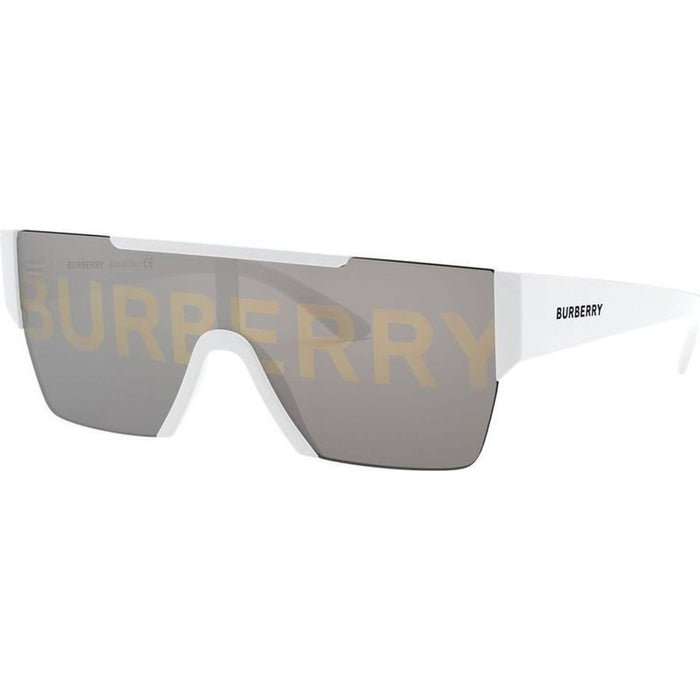 BE4291, White/Grey Tamp Burberry Silver and Gold Mirror Lenses
