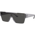 BE4291, Matte Transparent Grey/Dark Grey Lenses