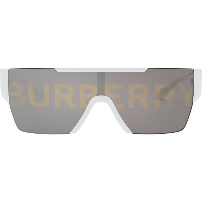 BE4291, White/Grey Tamp Burberry Silver and Gold Mirror Lenses