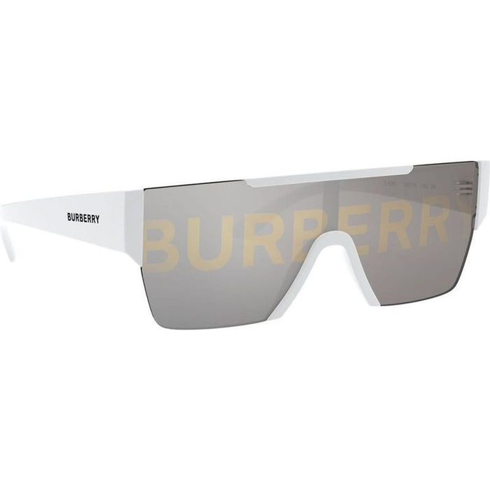 BE4291, White/Grey Tamp Burberry Silver and Gold Mirror Lenses