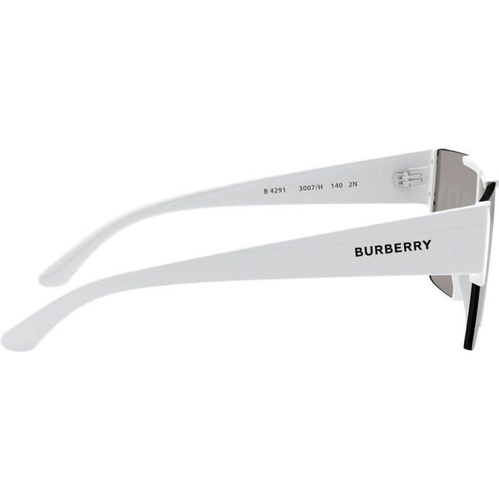 BE4291, White/Grey Tamp Burberry Silver and Gold Mirror Lenses