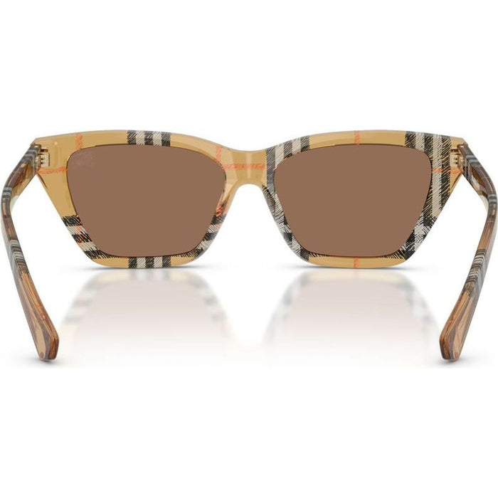 BE4468F, Check Sand/Dark Brown Lenses