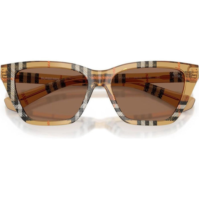 BE4468F, Check Sand/Dark Brown Lenses