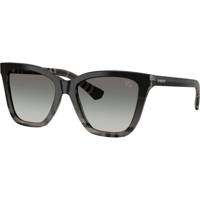 BE4470, Grey Check/Grey Gradient Lenses