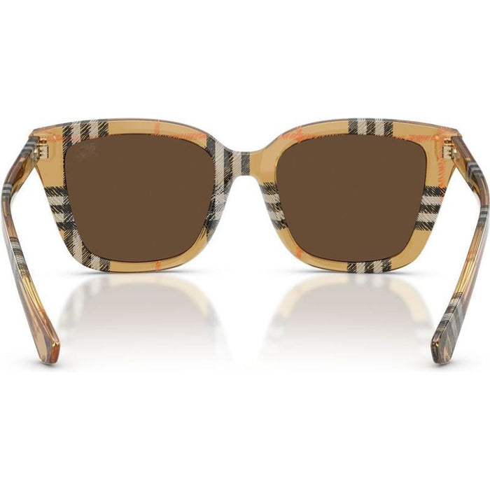 BE4487, Check Sand/Dark Brown Lenses