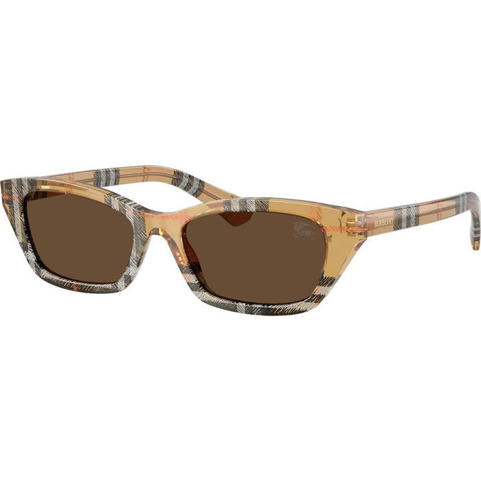 BE4488, Check Sand/Dark Brown Lenses