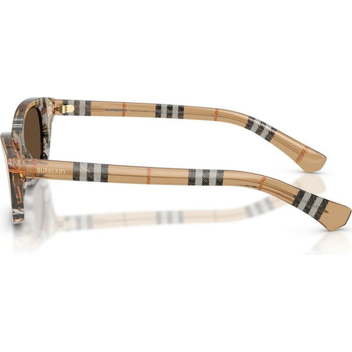 BE4488, Check Sand/Dark Brown Lenses