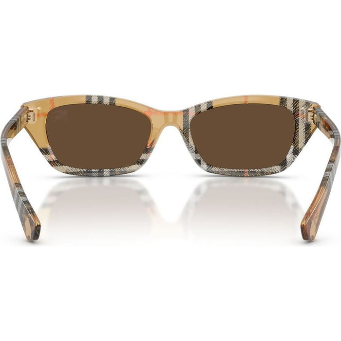 BE4488, Check Sand/Dark Brown Lenses