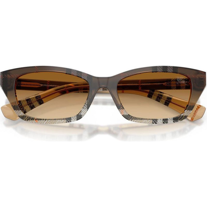 BE4488, Check Sand Gradient/Brown Gradient Lenses