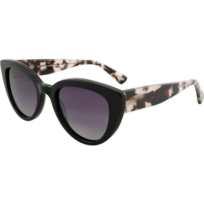 Bellatrix, Black and Demi/Grey Gradient Lenses